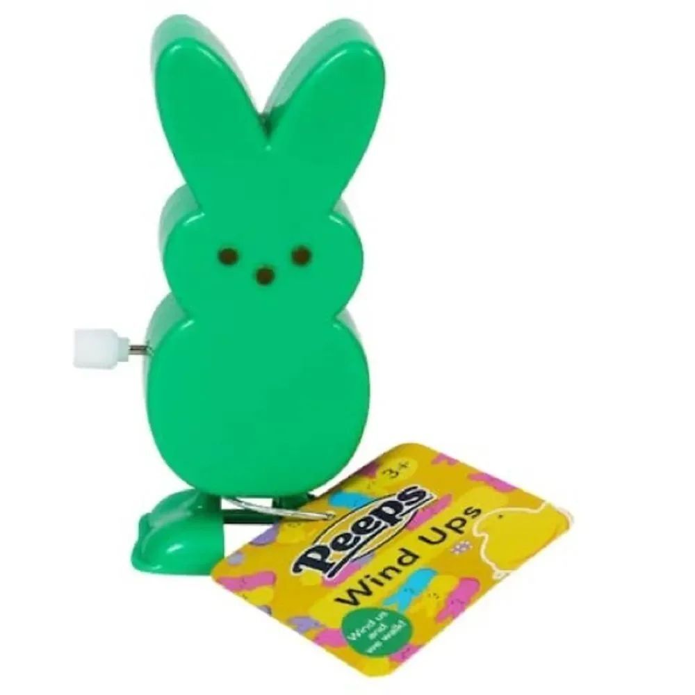 New Peeps Green Bunny Wind-Up Toy